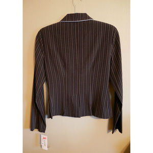 My Michelle Jackets & Coats - NWT blazer / suit jacket black with blue pinstripe My Michelle Jackets & Coats - NWT blazer / suit jacket black with blue pinstripe